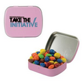 Small Pink Mint Tin Filled w/ Chocolate Littles